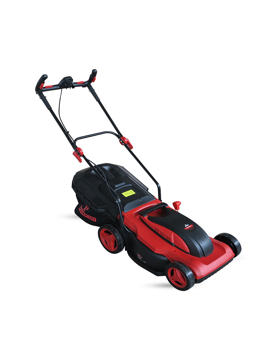 POWERON 1800W Electric Lawn Mower | 380mm Corded Rotary Push Grass Cutter (POLME 1800)