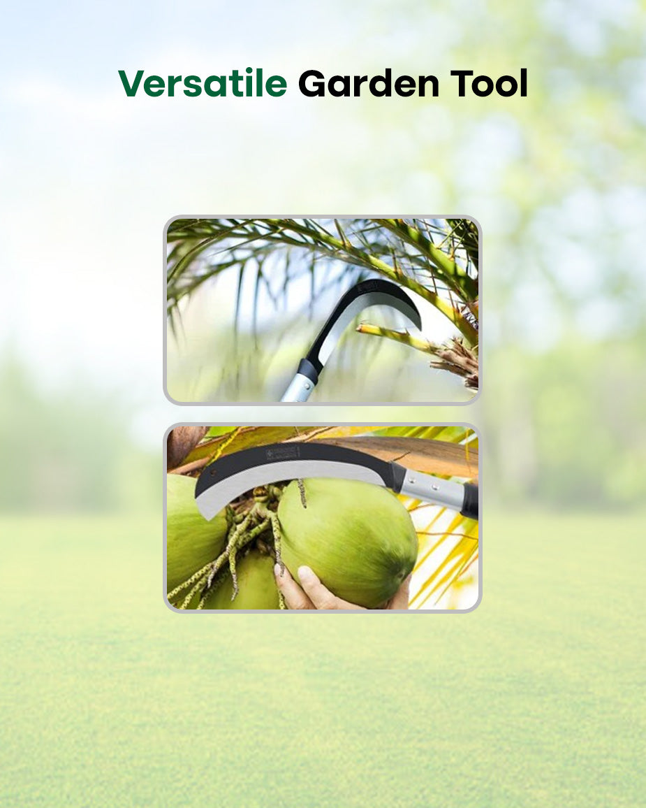Falcon Coconut Pruner FCP-704 | Heavy-Duty Curved Palm & Crop Cutter