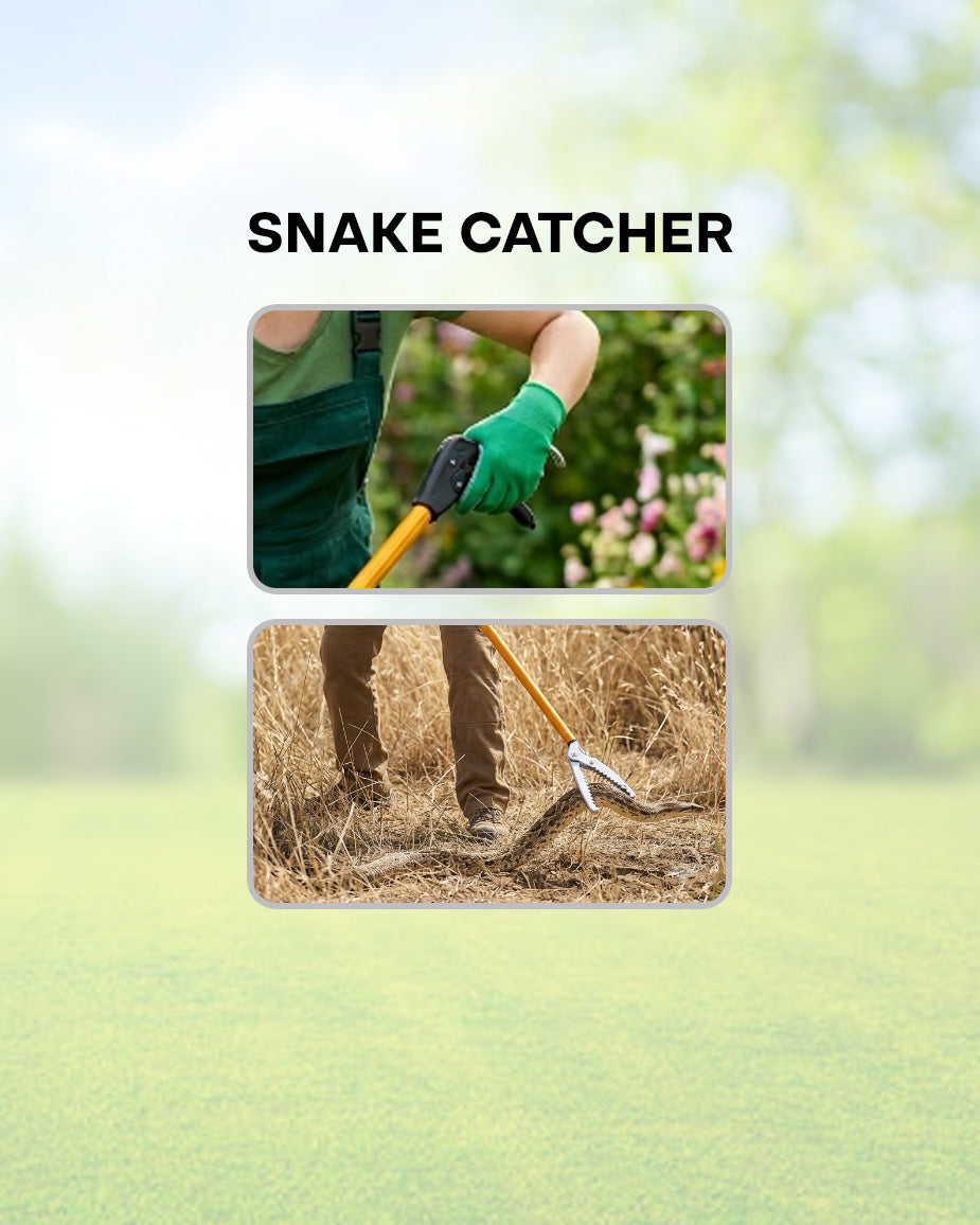 Falcon Premium Snake Catcher Stick FPSC-66 | 6 Feet (1830mm) Professional Extra-Long Reptile Grabber