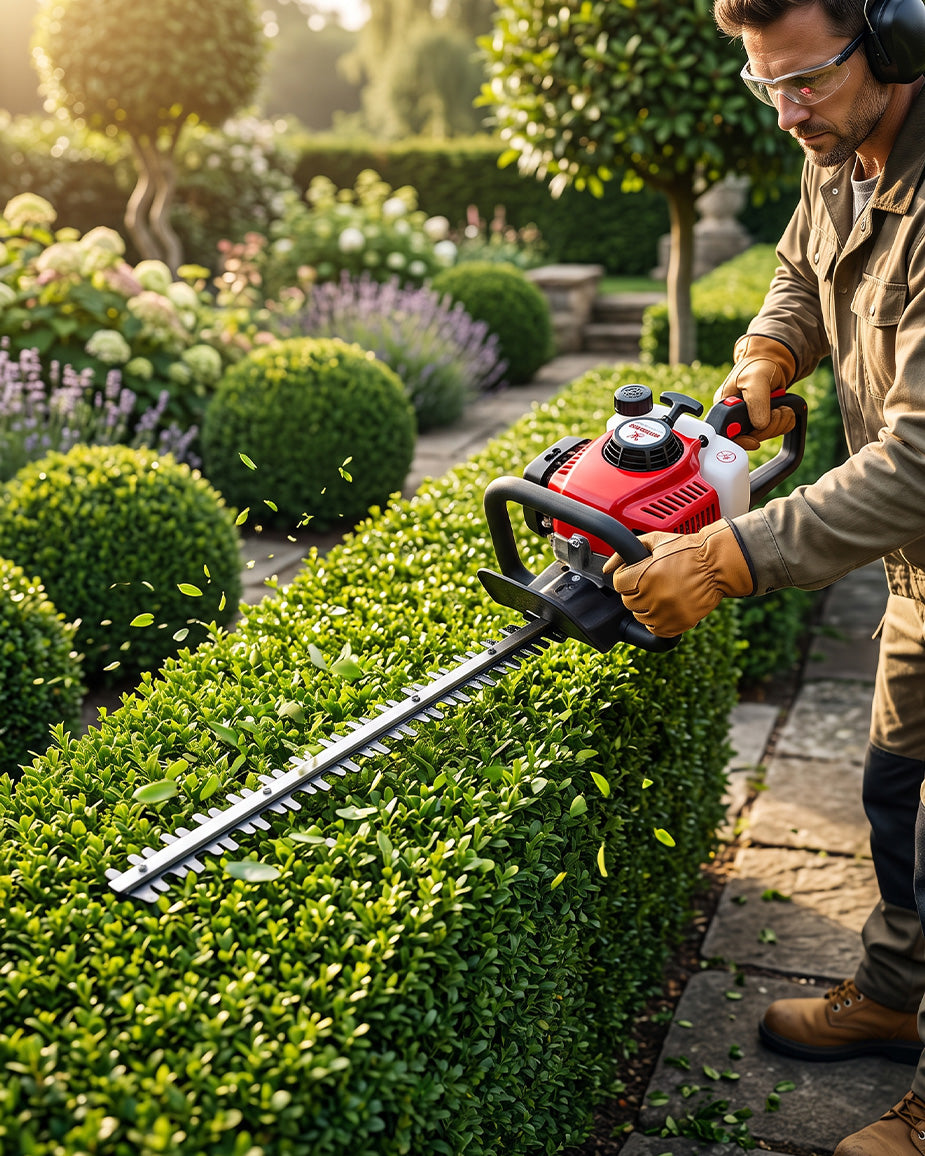 FALCON 22.5cc Petrol Hedge Trimmer | 26-Inch Dual-Action Blade Gas Pruner (FPHT-23D)