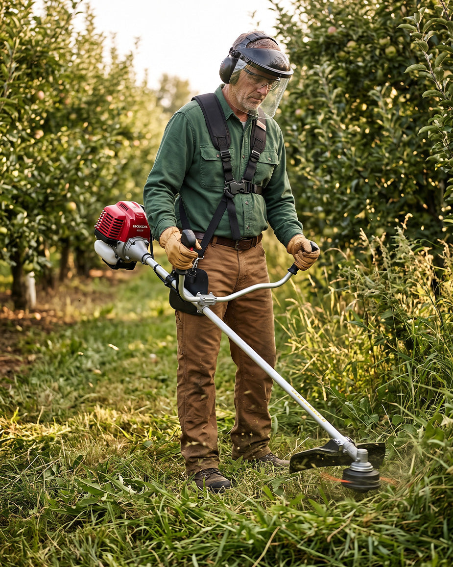 HONDA 35.8cc 4-Stroke Petrol Brush Cutter | 1.3 HP Commercial Straight-Shaft Grass & Weed Trimmer (UMK 435TU2)