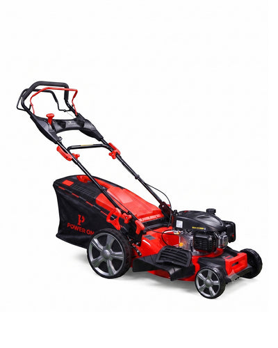 POWERON 139cc Self-Propelled Petrol Lawn Mower | 460mm Steel Deck Trimmer (POLMSP 139)