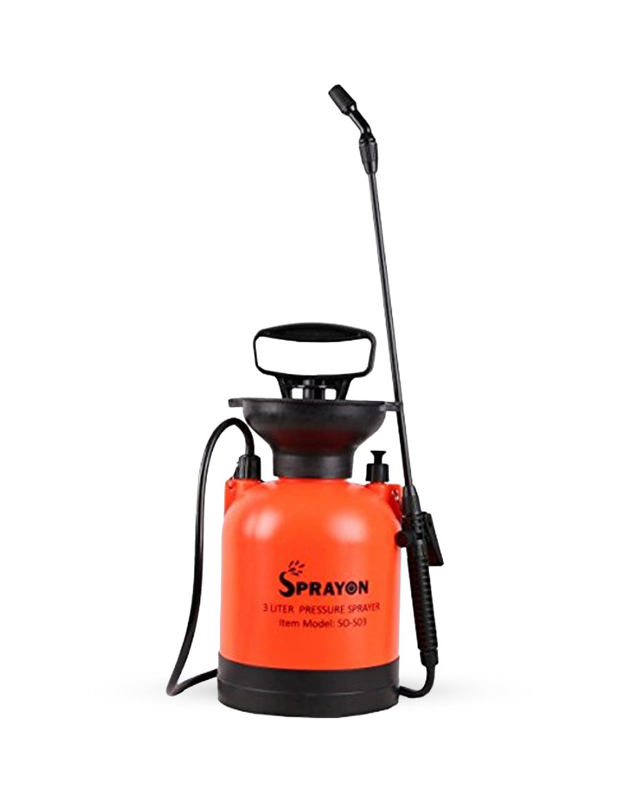 SPRAYON 3-Litre Air Pressure Sprayer | Pump Action Garden & Yard Spray Bottle (SO-S03)
