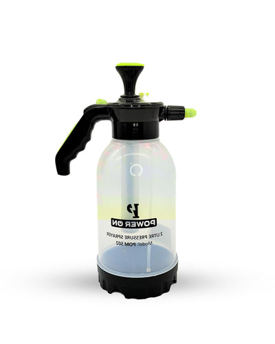 POWERON 2 Liter Garden Pump Sprayer | Hand-held Pressure Sprayer Bottle with Safety Valve (POMS02)