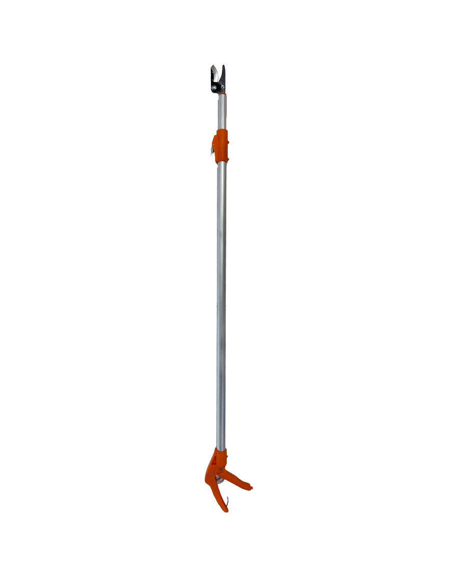 Falcon Premium Extendable Long Reach Cut & Hold Pruner FPLR-26 | 1760mm Telescopic Tree & Fruit Bypass Trimmer