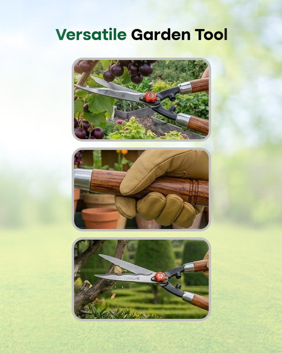 Falcon Premium Hedge Shear FHS-666 | 420mm Classic Garden Bush Clipper