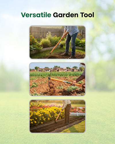Falcon Premium Garden Hoe FGWH-200 | Heavy-Duty Double-Headed Digging & Cultivation Tool