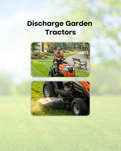 Oleo-Mac OM 102 R Ride-On Lawn Mower | 102cm Twin-Blade Petrol Lawn Tractor