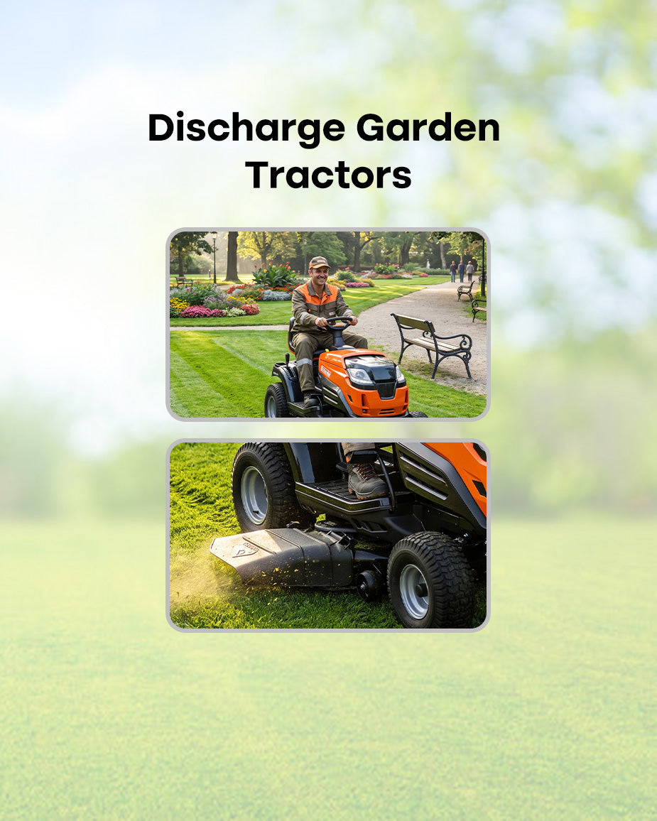 Oleo-Mac OM 102 R Ride-On Lawn Mower | 102cm Twin-Blade Petrol Lawn Tractor