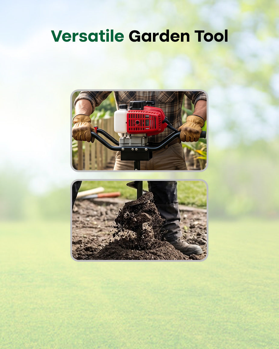 FALCON 63cc Petrol Earth Auger | Heavy-Duty Post Hole Digger & Tree Planter (FEA-63)