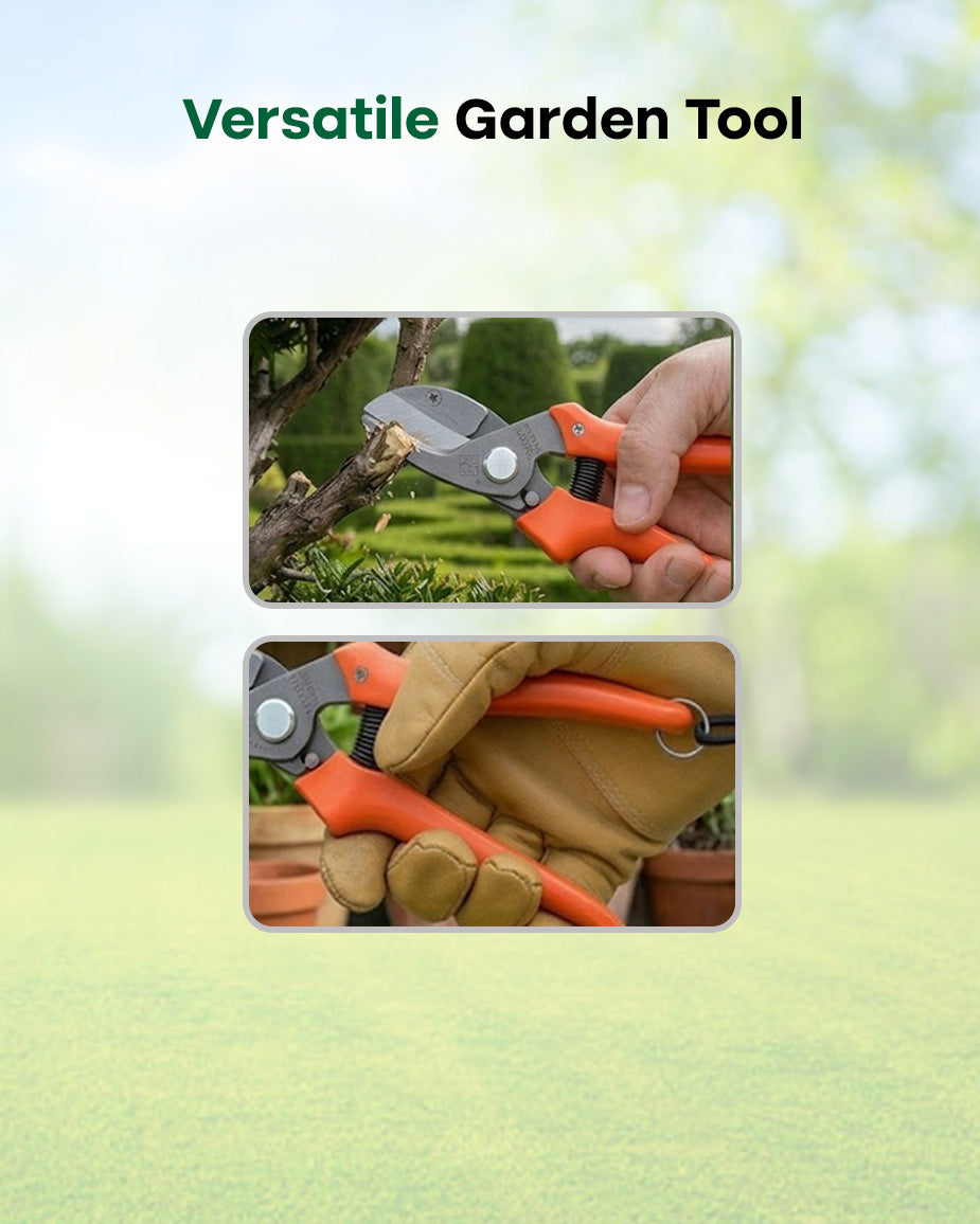 Falcon Powerful Anvil Pruning Secateur FPS-206 | 200mm Garden Shears