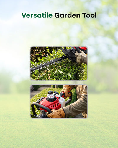 FALCON 22.5cc Petrol Hedge Trimmer | 26-Inch Dual-Action Blade Gas Pruner (FPHT-23D)
