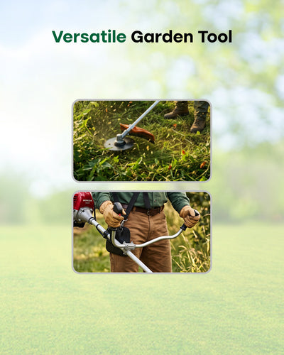 HONDA 35.8cc 4-Stroke Petrol Brush Cutter | 1.3 HP Commercial Straight-Shaft Grass & Weed Trimmer (UMK 435TU2)
