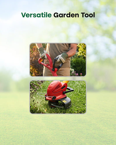 Falcon 600W Electric Grass Trimmer & Lawn Edger | Lightweight Corded Garden Trimmer (FEGT-139+)