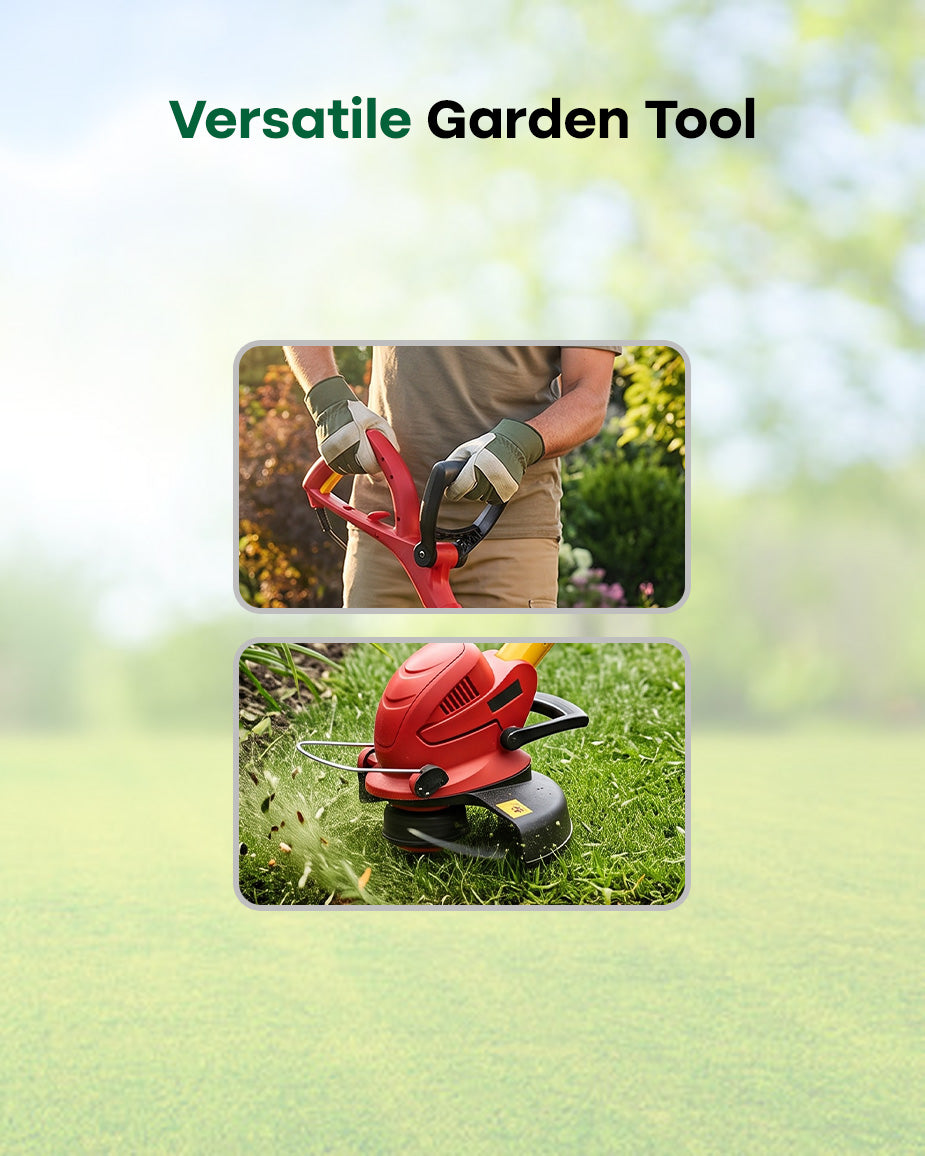 Falcon 600W Electric Grass Trimmer & Lawn Edger | Lightweight Corded Garden Trimmer (FEGT-139+)