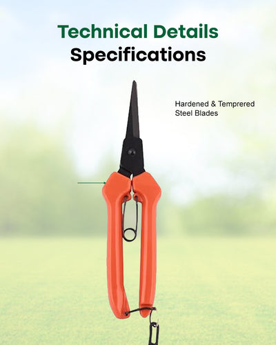Falcon Rose Harvester RUCHI | 190mm Precision Flower & Bonsai Cutter