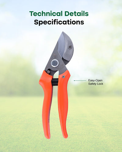 Falcon Powerful Anvil Pruning Secateur FPS-206 | 200mm Garden Shears