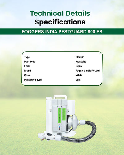 Foggers India Pest-guard 800 ES Thermal Fogging Machine | Electric Start Petrol Mosquito & Vector Control Fogger