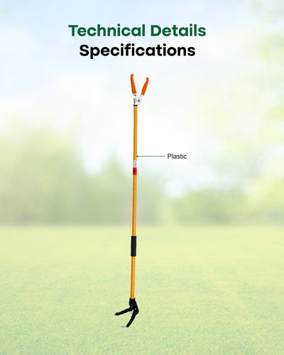 Falcon Premium Snake Catcher Stick FPSC-44 | 4 Feet (1220mm) Safe Humane Reptile Grabber