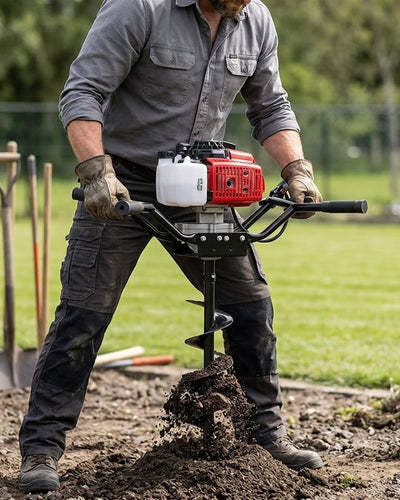 FALCON 63cc Petrol Earth Auger | Heavy-Duty Post Hole Digger & Tree Planter (FEA-63)