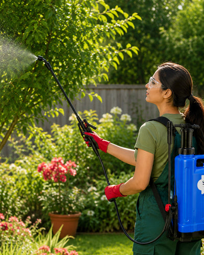 SPRAYON 12-Litre Knapsack Sprayer | Manual Backpack Pressure Sprayer with Multiple Nozzles (SO-S12)