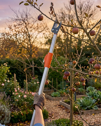 Falcon Premium Extendable Long Reach Cut & Hold Pruner FPLR-26 | 1760mm Telescopic Tree & Fruit Bypass Trimmer