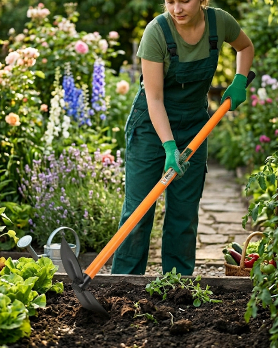Falcon Premium Garden Hoe FGWH-200 | Heavy-Duty Double-Headed Digging & Cultivation Tool