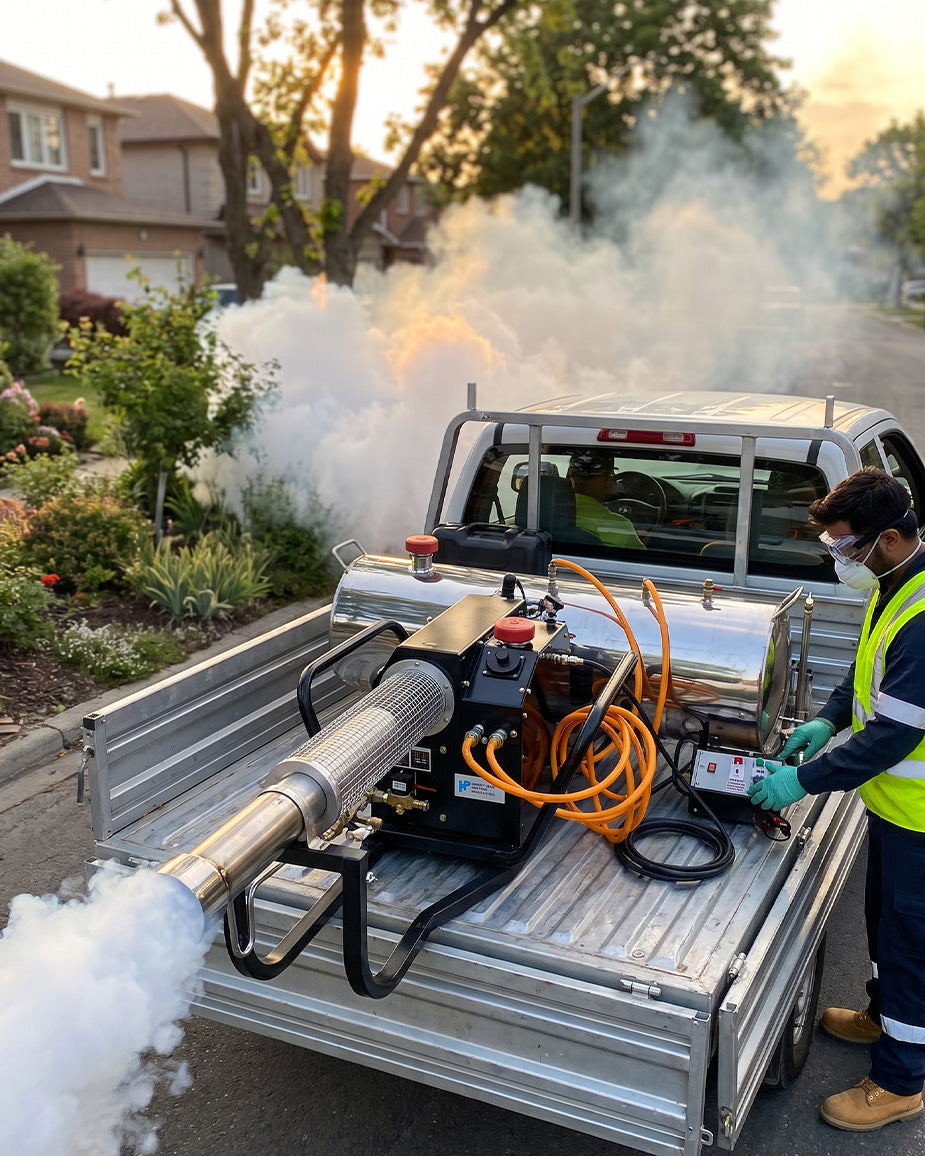 Foggers India Fogger XL 200 2-in-1 Thermal Fogging Machine | Dual-Tank Water & Diesel Mosquito Fogger