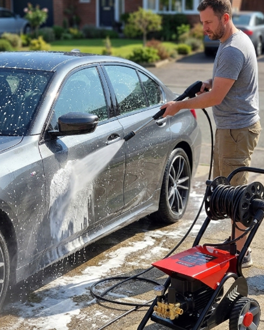 TUQO 2500W Ultra Commercial Brushless High Pressure Washer | 190 Bar Industrial Jet Washer (HW2080)