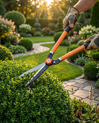 FALCON 10-Inch Premium Hedge Shear | Heavy-Duty Manual Garden Bush & Shrub Trimmer (FHS-2017)