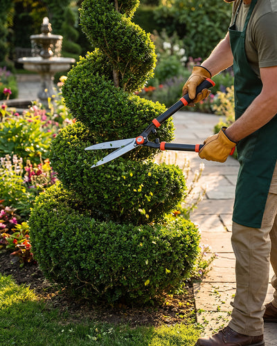 FALCON 10-Inch Premium Hedge Shear | Manual Bush & Shrub Trimming Garden Cutter (FPHS-2022)