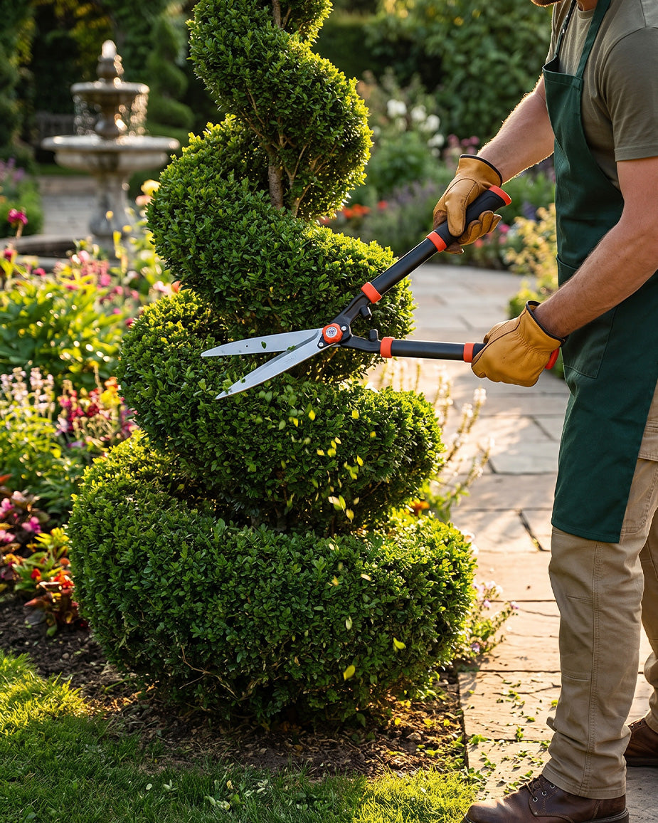FALCON 10-Inch Premium Hedge Shear | Manual Bush & Shrub Trimming Garden Cutter (FPHS-2022)
