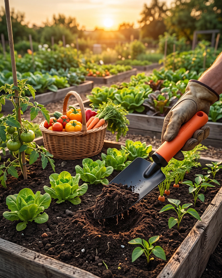 FALCON Premium Heavy-Duty Weeding Trowel | Ergonomic Garden Soil & Weed Tool (FWT-2002)