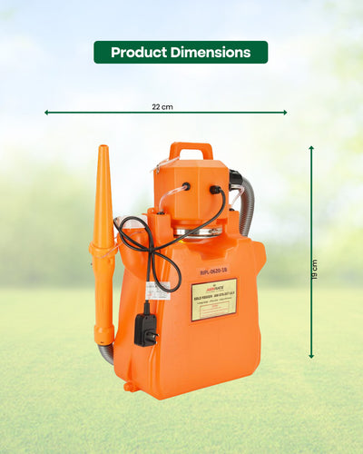 AGRIMATE 2200W Electric ULV Cold Fogger with 20L Tank | High-Capacity Backpack Sanitation & Mosquito Fogging Machine (AM CFS 207 ULV)