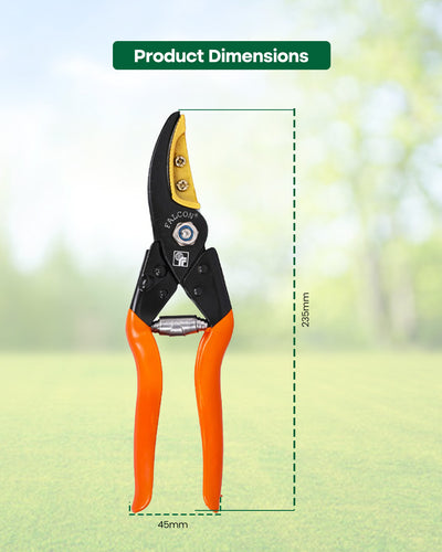 Falcon Cut & Hold Pruning Secateur FCHS-901 | 225mm Smart Garden Shears