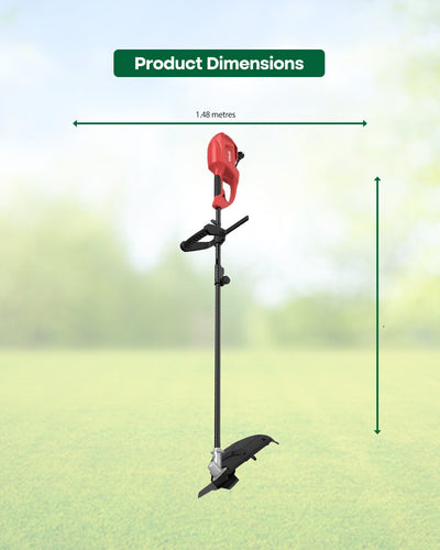 Falcon 1000W Electric Grass Trimmer & Brush Cutter | Dual-Head Heavy-Duty Corded Lawn Trimmer (FEGT-140)