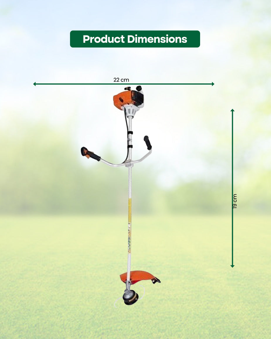 STIHL 30.8cc 2-Stroke Petrol Brush Cutter | 1.8 HP Commercial Straight-Shaft Weed & Scrub Trimmer (FS 120)