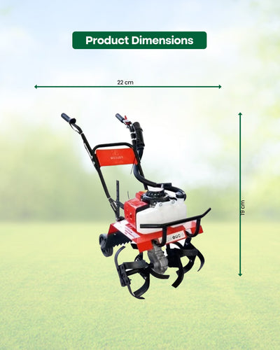 FALCON 3 HP Petrol Power Weeder | Compact Inter-Crop Tiller & Mini Rotary Weeder (FRTC-1003)