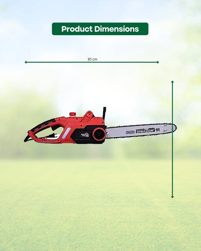 FALCON 2000W Electric Chainsaw with 16-Inch Guide Bar | Heavy-Duty Wood Cutter & Pruner (FECS-149+)