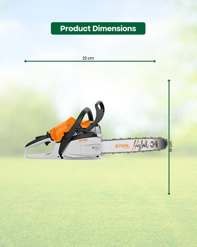 STIHL 35.8cc 2.2 HP Petrol Chainsaw | 18-Inch Guide Bar Heavy-Duty Wood Cutter & Pruner (MS 182)