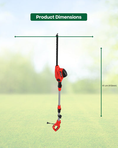 FALCON 550W Electric Pole Hedge Trimmer | 2.8m Extendable Telescopic Reach Long-Reach Pruner (FPHT-268)
