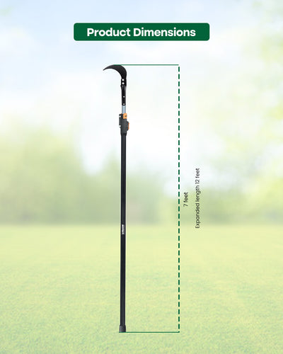 Falcon Premium Areca Nut Harvester FPAH-2207 | Telescopic Long Handle High-Reach Palm Cutter