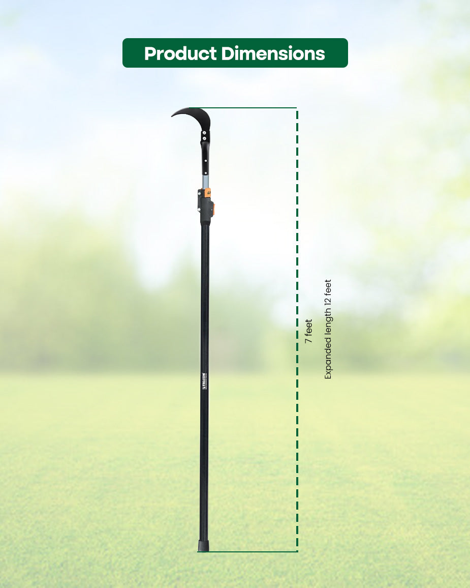 Falcon Premium Areca Nut Harvester FPAH-2207 | Telescopic Long Handle High-Reach Palm Cutter