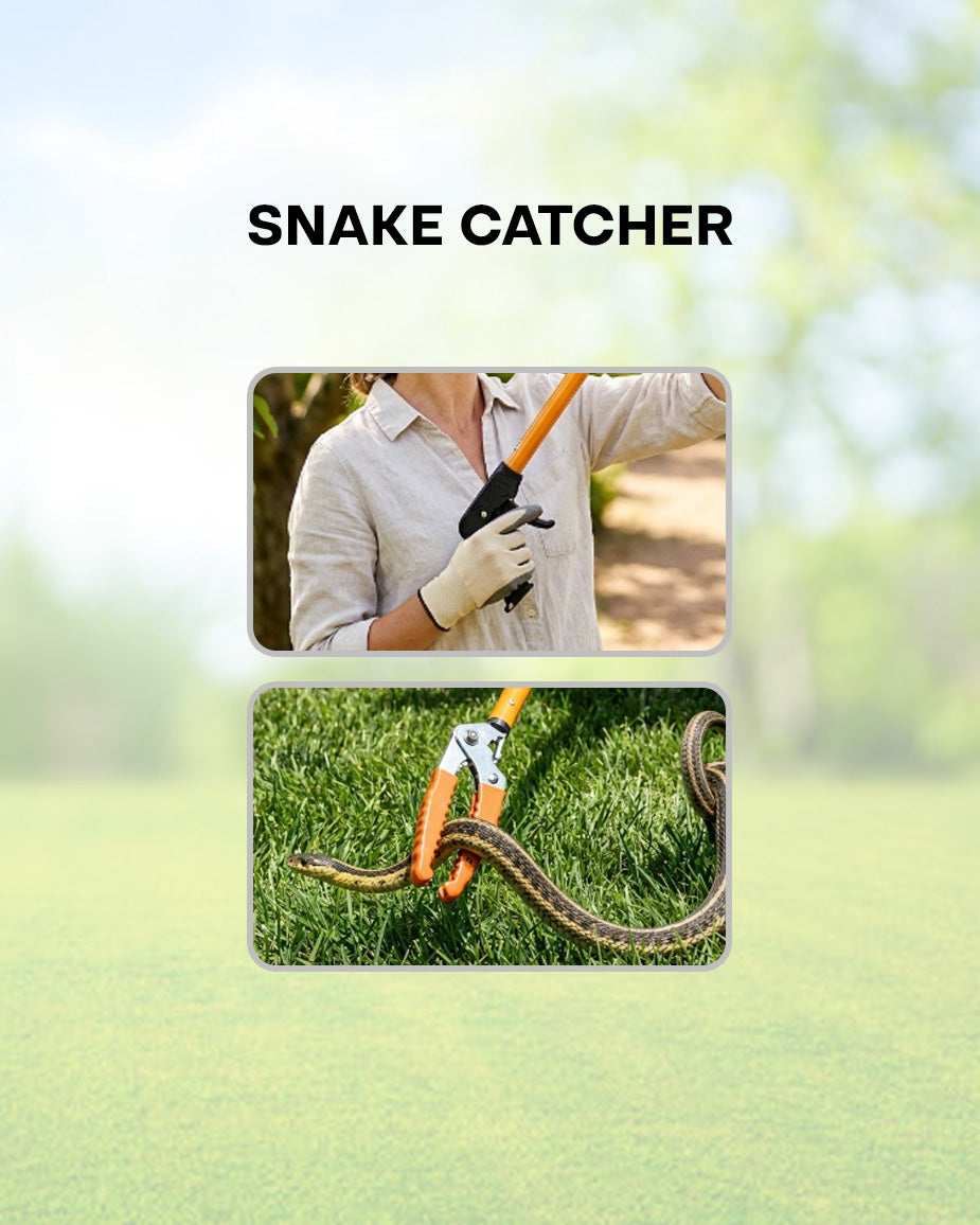 Falcon Premium Snake Catcher Stick FPSC-44 | 4 Feet (1220mm) Safe Humane Reptile Grabber