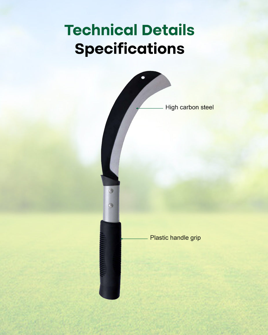 Falcon Coconut Pruner FCP-704 | Heavy-Duty Curved Palm & Crop Cutter