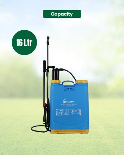SPRAYON 16-Litre Knapsack Sprayer | Manual Backpack Pressure Sprayer with Multiple Nozzles (SO-SF16)